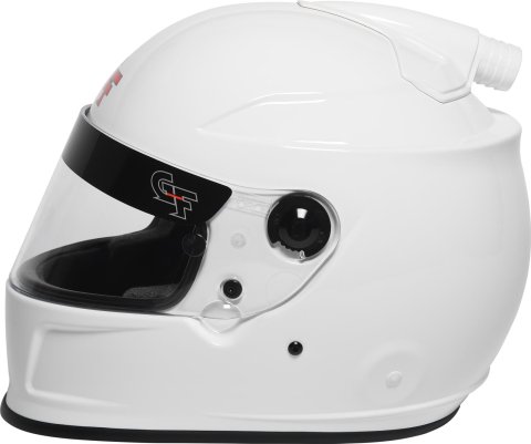 G-FORCE REVO AIR SA2020 Helmets 13008SMLWH Helmet, AIR, Full Face, Snell SA2020, Gloss White, Clear Polycarbonate Shield, EPS Liner, Vented, Small, Each thumbnail 4