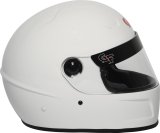 G-FORCE Rift AIR SA2020 Helmets 13016XSMWH Helmets, AIR, Full Face, Snell SA2020, Lightweight Fiberglass, Clear Polycarbonate Shield, EPS Liner, Vented, White, Gloss, X-Small, Each thumbnail 3