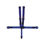 G-FORCE Latch and Link Individual Shoulder 5-Point Harness 6000BU Harness, Complete, Latch, Individual-Type, Bolt-In, Floor/Roll Bar Mount, Blue, Each thumbnail 4