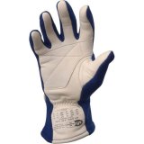 G-FORCE GF G5 RaceGrip Gloves 4101XXLBU Driving Gloves, RaceGrip, 2 Layers, Leather/Nomex®, Blue, SFI 3.3/5, 2X-Large, Pair thumbnail 1