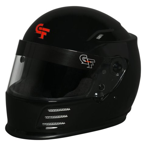 G-FORCE REVO SA2020 Helmets 13004XXLMB Helmet, REVO, Full Face, Snell SA2020, Matte Black, Clear Polycarbonate Shield, EPS Liner, Vented, 2X-Large Each thumbnail 2