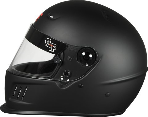 G-FORCE Rift SA2020 Helmets 13010XLGMB Helmet, Rift, Full Face, Snell SA2020, Matte Black, Clear Polycarbonate Shield, EPS Liner, Vented, X-Large, Each thumbnail 2