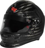G-FORCE SuperNova Helmets 16006MEDBK Helmet, SuperNova, Full Face, Carbon Fiber, Clear Polycarbonate Shield, EPS Liner, Vented, Medium, Each thumbnail 8
