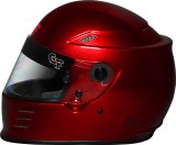 G-FORCE REVO FLASH SA2020 Helmets 13004XLGRD Helmet, FLASH, Full Face, Snell SA2020, Gloss Red Flake, Clear Polycarbonate Shield, EPS Liner, Vented, X-Large, Each thumbnail 2
