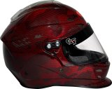 G-FORCE Nova Fusion SA2020 Helmets 16005LRGRD Helmet, Fusion, Full Face, Snell SA2020, Gloss Carbon Fiber Red, Clear Polycarbonate Shield, EPS Liner, Vented, Large, Each thumbnail 2
