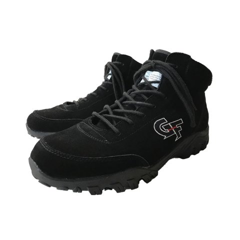 G-FORCE SFI Crew Shoes 4254085BK Casual Shoe, Crew, Low-Top, Men's 8 1/2, Black, Suede, Pair thumbnail 3