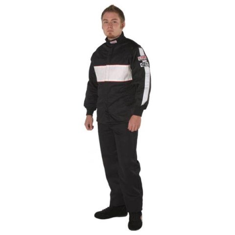G-FORCE GF505 Driving Jackets 4385MEDBK Jacket, GF505, Triple Layer, Fire-Retardant Cotton, Medium, Black, Each thumbnail 1