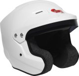 G-FORCE Nova OF SA2020 Helmets 16002MEDWH Helmet, OF, Open Face, Snell SA2020, Gloss White, Tinted Visor, EPS Liner, Medium, Each thumbnail 2
