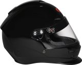 G-FORCE Nova Helmets 16004XSMBK Helmet, Nova, Full Face, Gloss Black, Clear Polycarbonate Shield, EPS Liner, Vented, X-Small, Each thumbnail 4