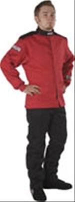 G-FORCE GF525 Driving Jackets 4526XXLRD Jacket, GF525, Multiple Layer, Pyrovatex, 2X-Large, Red, Each thumbnail 2