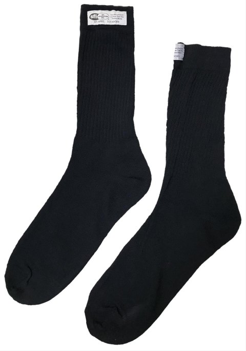 G-FORCE Flame-Retardant Socks 4150SMLBK SOCKS, SFI SOCKS SML BLACK thumbnail 1