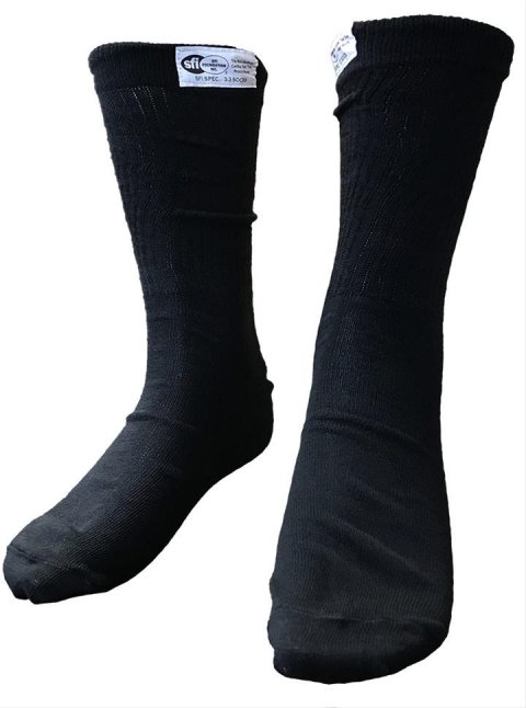 G-FORCE Flame-Retardant Socks 4150SMLBK SOCKS, SFI SOCKS SML BLACK thumbnail 2