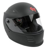 G-FORCE REVO SA2020 Helmets 13004MEDMB Helmet, REVO, Full Face, Snell SA2020, Matte Black, Clear Polycarbonate Shield, EPS Liner, Vented, Medium, Each thumbnail 1