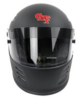 G-FORCE REVO SA2020 Helmets 13004MEDMB Helmet, REVO, Full Face, Snell SA2020, Matte Black, Clear Polycarbonate Shield, EPS Liner, Vented, Medium, Each thumbnail 2