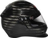 G-FORCE SuperNova Helmets 16006LRGBK Helmet, SuperNova, Full Face, Carbon Fiber, Clear Polycarbonate Shield, EPS Liner, Vented, Large, Each thumbnail 6