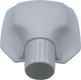 G-FORCE Racing Personal Cooling Equipment Components 19209WH Blower Fitting, Nova Top Blower Fitting White thumbnail 3