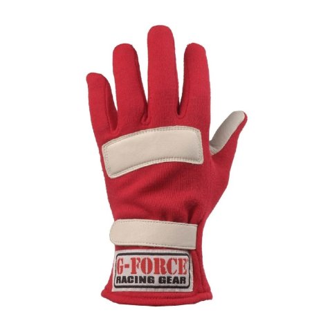 G-FORCE GF G5 RaceGrip Gloves 4101LRGRD Driving Gloves, RaceGrip, 2 Layers, Leather/Nomex®, Red, SFI 3.3/5, Large, Pair thumbnail 3
