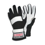 G-FORCE GF G5 RaceGrip Gloves 4101XLGBK Driving Gloves, RaceGrip, 2 Layers, Leather/Nomex®, Black, SFI 3.3/5, X-Large, Pair thumbnail 1