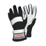G-FORCE GF G5 RaceGrip Gloves 4101XLGBK Driving Gloves, RaceGrip, 2 Layers, Leather/Nomex®, Black, SFI 3.3/5, X-Large, Pair thumbnail 3
