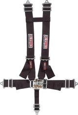 G-FORCE Latch and Link H-Type 5-Point Harness 6030BK Harness, Complete, Latch, H-Type, Bolt-In, Floor/Roll Bar Mount, Black, Each thumbnail 4