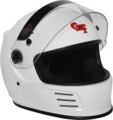 G-FORCE REVO SA2020 Helmets 13004LRGWH Helmet, REVO, Full Face, Snell SA2020, Gloss White, Clear Polycarbonate Shield, EPS Liner, Vented, Large, Each thumbnail 2