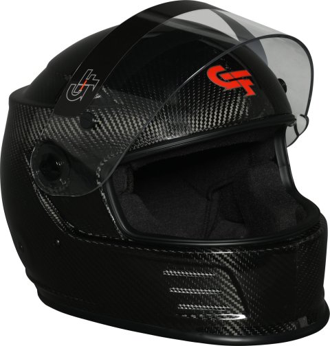 G-FORCE REVO CARBON SA2020 Helmets 13006SMLBK Helmet, CARBON, Full Face, Snell SA2020, Carbon Fiber, Clear Polycarbonate Shield, EPS Liner, Vented, Small, Each thumbnail 3