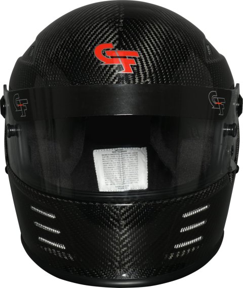 G-FORCE REVO CARBON SA2020 Helmets 13006SMLBK Helmet, CARBON, Full Face, Snell SA2020, Carbon Fiber, Clear Polycarbonate Shield, EPS Liner, Vented, Small, Each thumbnail 4