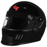 G-FORCE Rift SA2020 Helmets 13010LRGBK Helmet, Rift, Full Face, Snell SA2020, Gloss Black, Clear Polycarbonate Shield, EPS Liner, Vented, Large, Each thumbnail 4