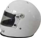 G-FORCE Rookie CMR Karting Helmets 13400SMLWH Helmet, CMR, Full Face, Gloss White, Clear Polycarbonate Shield, EPS Liner, Vented, Youth Small, Each thumbnail 2