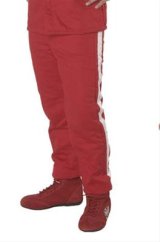 G-FORCE GF505 Driving Pants 4386LRGRD Pants, GF505, Triple Layer, Fire-Retardant Cotton, Large, Red, Each thumbnail 2