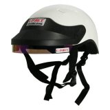 G-FORCE Pro Force Crew Helmets 4414SMLWH Half Helmet, Crew, Small, Nylon Liner, White, Each thumbnail 1