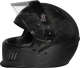 G-FORCE Rift Carbon SA2020 Helmets 13014LRGBK Helmet, Carbon, Full Face, Snell SA2020, Fiber, Clear Polycarbonate Shield, EPS Liner, Vented, Large, Each thumbnail 1