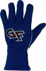 G-FORCE G-Limit RS Racing Gloves 54000XXSBU Driving Glove, RS, Extra-Extra-Small, Two Layered, SFI 3.3/5, Nomex, Blue, Pair thumbnail 2