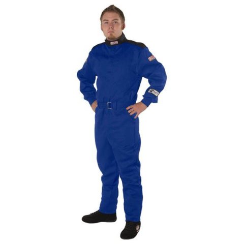 G-FORCE GF125 Driving Pants 4127MEDBU Pants, GF125, Single Layer, Pyrovatex, Medium Blue, SFI 3.2 A/1, Each thumbnail 2