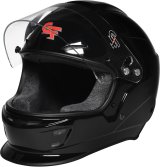 G-FORCE Nova Helmets 16004XLGBK Helmet, Nova, Full Face, Gloss Black, Clear Polycarbonate Shield, EPS Liner, Vented, X-Large, Each thumbnail 8