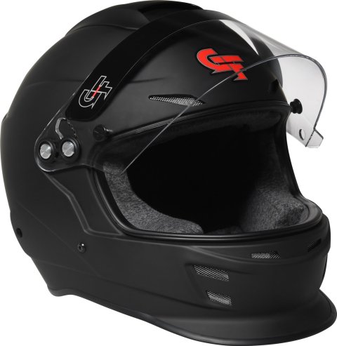 G-FORCE Nova Helmets 16004XLGMB Helmet, Nova, Full Face, Matte Black, Clear Polycarbonate Shield, EPS Liner, Vented, X-Large, Each thumbnail 3