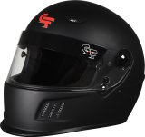 G-FORCE Rift SA2020 Helmets 13010LRGMB Helmet, Rift, Full Face, Snell SA2020, Matte Black, Clear Polycarbonate Shield, EPS Liner, Vented, Large, Each thumbnail 1