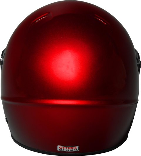 G-FORCE Rift SA2020 Helmets 13010SMLRD Helmet, POP, Full Face, Snell SA2020, Metallic Red, Clear Polycarbonate Shield, EPS Liner, Vented, Small, Each thumbnail 5