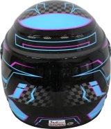 G-FORCE REVO Graphics SA2020 Helmets 13005XXLBU Helmet, Graphics, Full Face, Snell SA2020, Black/Blue, Clear Polycarbonate Shield, EPS Liner, Vented, 2X-Large, Each thumbnail 8