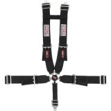 G-FORCE Pro Series Camlock 5-Point Harness 7030BK Harness, Complete, Camlock, H-Type, Bolt-In, Floor, Black, Each thumbnail 1