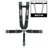 G-FORCE Pro Series Camlock 5-Point Harness 7030BK Harness, Complete, Camlock, H-Type, Bolt-In, Floor, Black, Each thumbnail 2