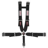 G-FORCE Pro Series Camlock 5-Point Harness 7030BK Harness, Complete, Camlock, H-Type, Bolt-In, Floor, Black, Each thumbnail 3