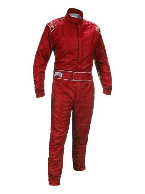 G-FORCE G-Limit Driving Suits 35451SMLRD Suit, G-Limit, One-Piece, Multiple Layer, Aramid/Nomex, Small, Red, Each thumbnail 3