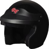 G-FORCE GF1 SA2020 Helmets 13002MEDBK Helmet, GF1, Open Face, Snell SA2020, Gloss Black, Tinted Visor, EPS Liner, Non-Vented, Medium, Each thumbnail 1