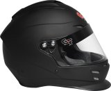 G-FORCE Nova Helmets 16004MEDMB Helmet, Nova, Full Face, Matte Black, Clear Polycarbonate Shield, EPS Liner, Vented, Medium, Each thumbnail 3