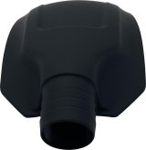 G-FORCE Racing Personal Cooling Equipment Components 19209MB Blower Fitting, Nova Top Blower Fitting Matte Black thumbnail 3