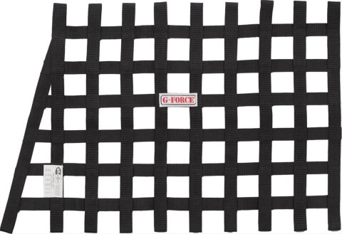 G-FORCE Ribbon Window Nets 4134BK Net, Black, Nylon, Ribbon, Trapeziod, 20 in. x 26 in. x 18 in., Each