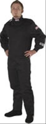 G-FORCE GF125 Driving Jackets 4126CSMBK Jacket, GF125, Single Layer, Pyrovatex, Black, SFI 3.2A/1, Youth's Small, Each thumbnail 2