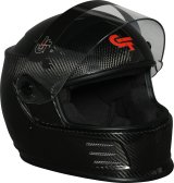 G-FORCE REVO CARBON SA2020 Helmets 13006MEDBK Helmet, CARBON, Full Face, Snell SA2020, Carbon Fiber, Clear Polycarbonate Shield, EPS Liner, Vented, Medium, Each thumbnail 3