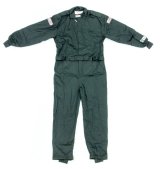 G-FORCE GF125 Driving Suits 4125SMLBK Suit, GF125, One-Piece, Single Layer, Pyrovatex, Small, Black Top, Black Bottom, Each thumbnail 4